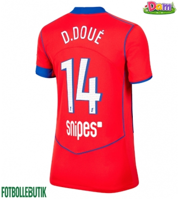 Paris Saint-Germain Desire Doue #14 Tredje Tröja Kvinnor 2025-26 Kortärmad